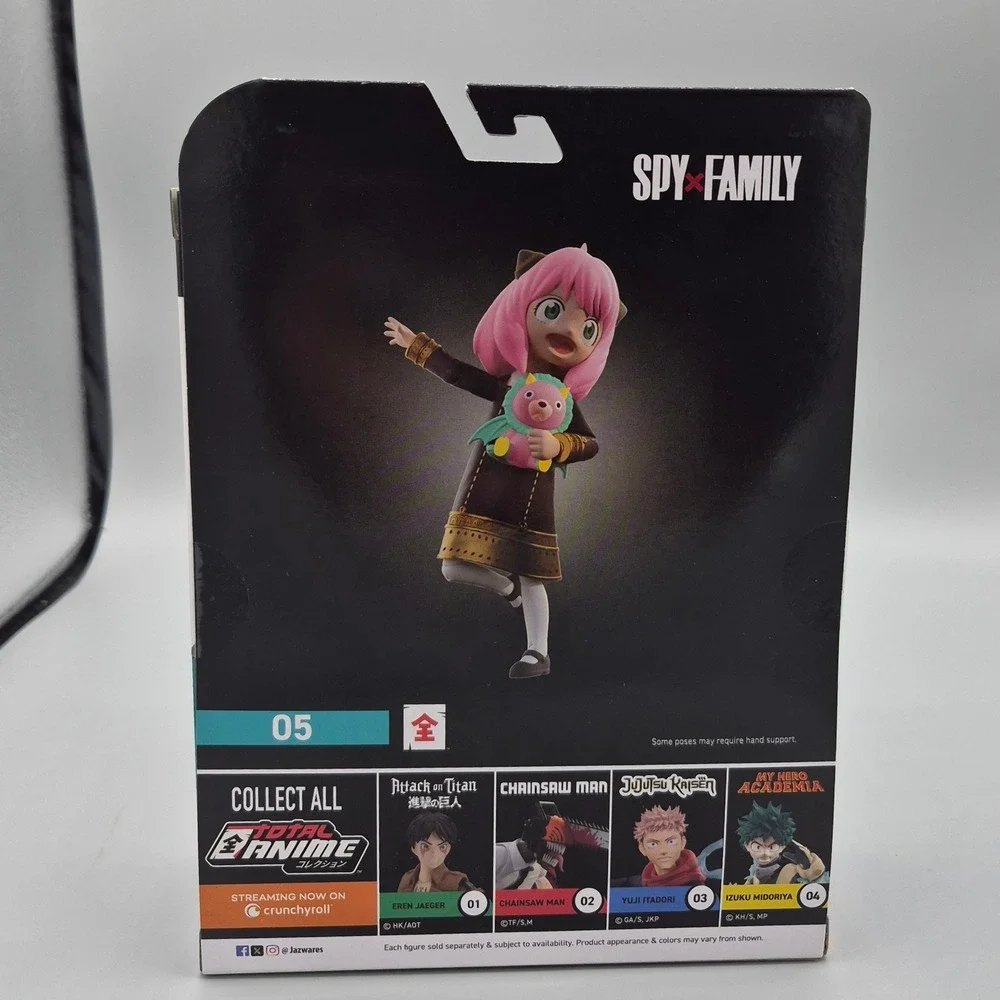 Jazwares Total Anime Spy x Family Anya Forger 05 Action Figure 11 Pieces New